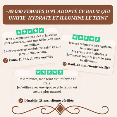 Le baume teinté qui s’adapte naturellement à votre peau