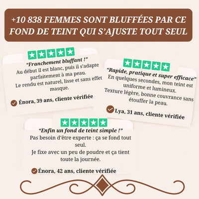 Le fond de teint qui s’adapte à votre carnation