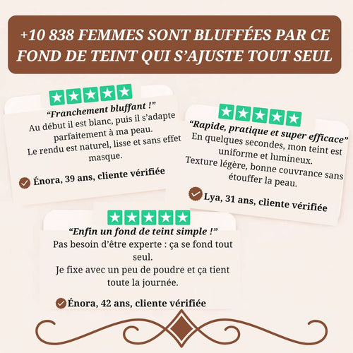 Le fond de teint qui s’adapte à votre carnation