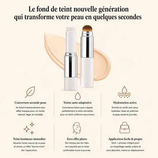 Le fond de teint qui s’adapte à votre carnation